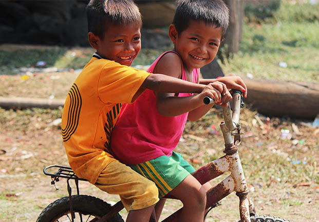 local children in asia