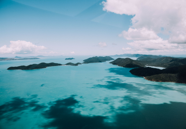 Great Barrier Reef Flyover - whitsunday islands