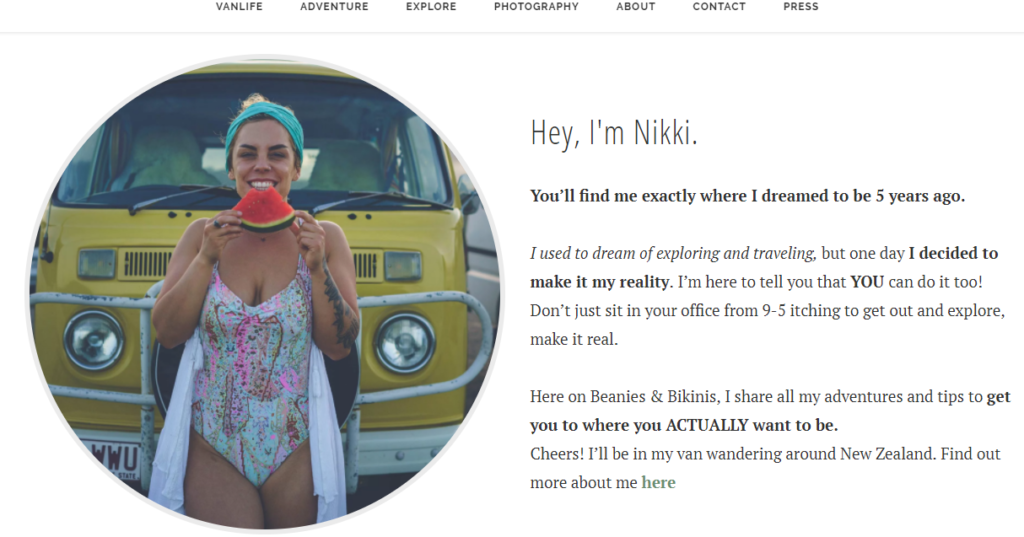 beanies and bikinis - travel blogger