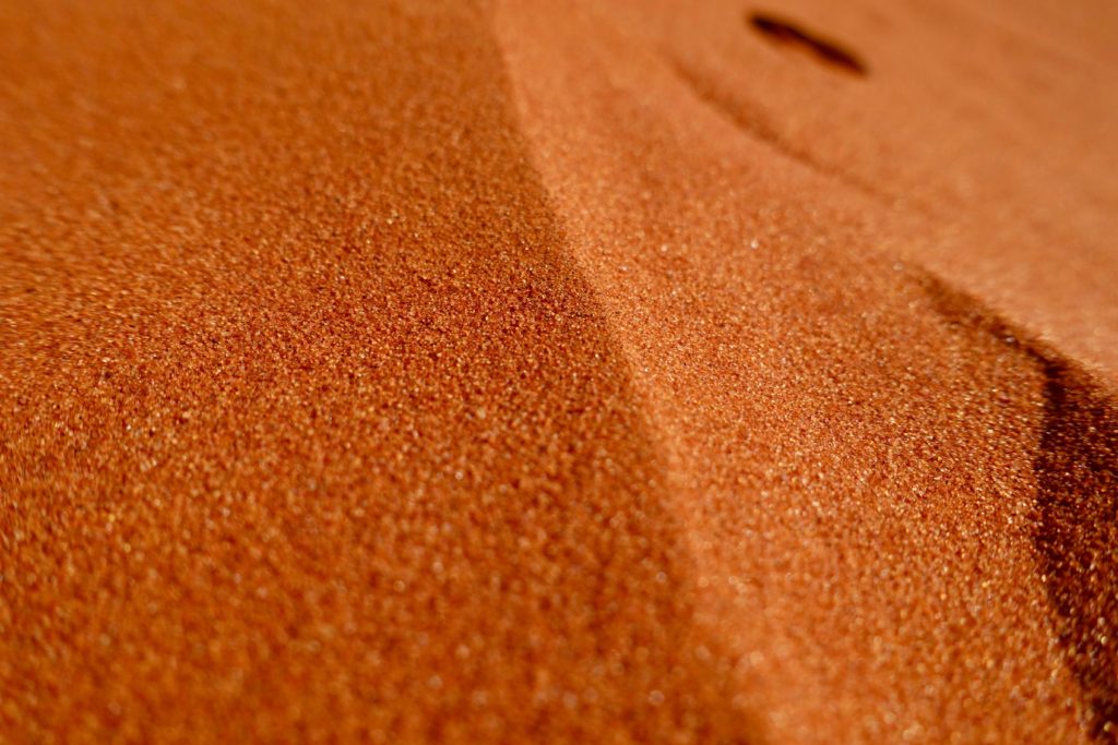 red sand